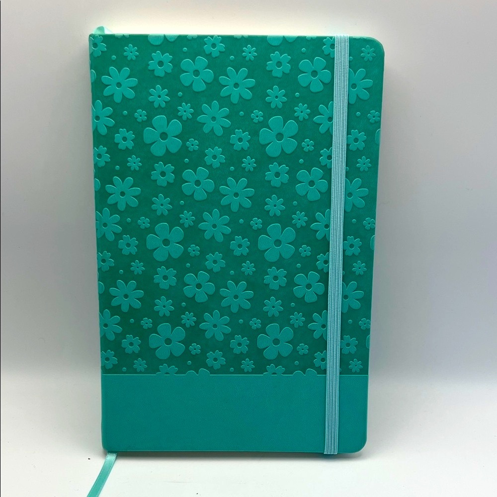 Floral Teal Notebook Journal
